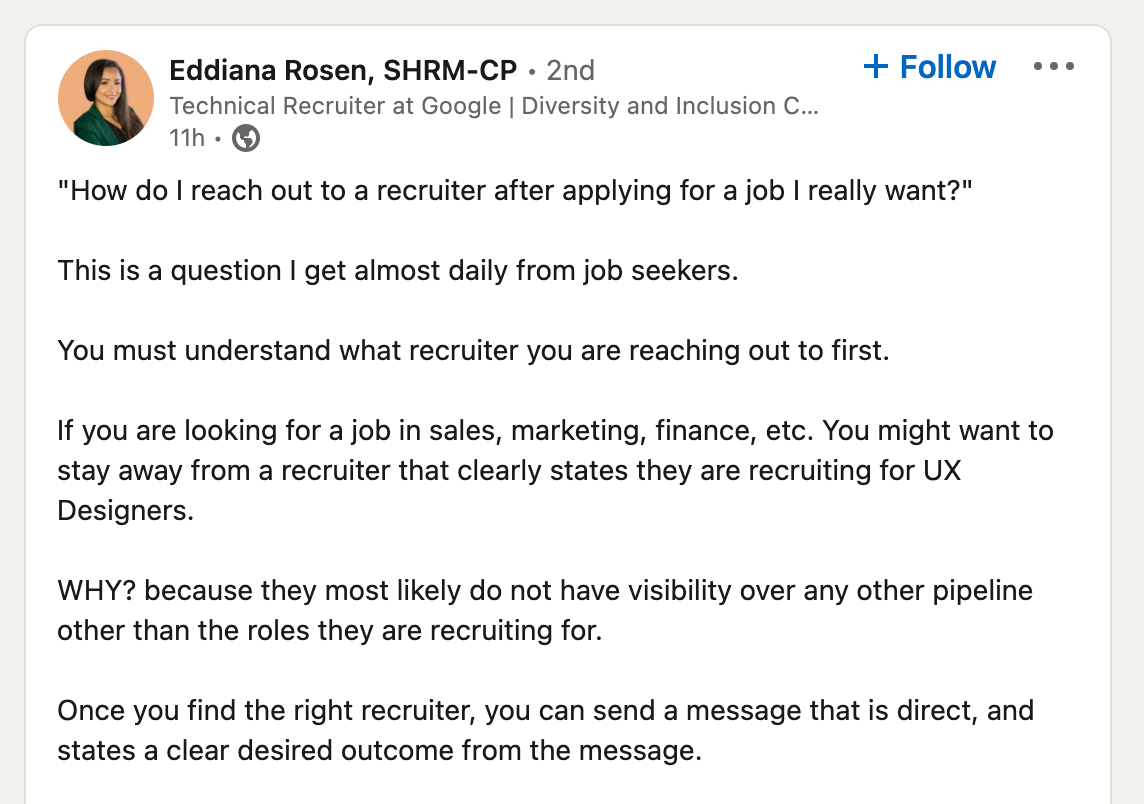 How to Write InMail Messages to Recruiters on LinkedIn Samples